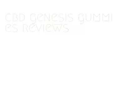 cbd genesis gummies reviews