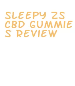 sleepy zs cbd gummies review