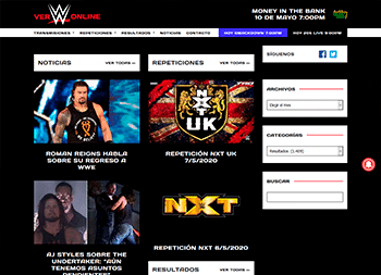 Ver WWE Online